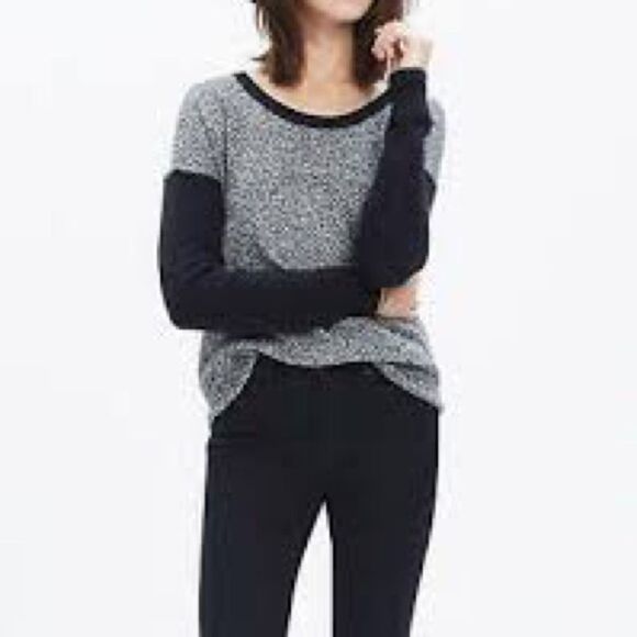 🔥🔥5 for $25🔥🔥 Madewell Chronicle Texture Pullover longer in back Sweater - Picture 2 of 11